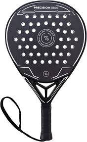 LUXTRI Padel Schläger Precision 1800 - 370g Carbon/Eva Grau-Weiß