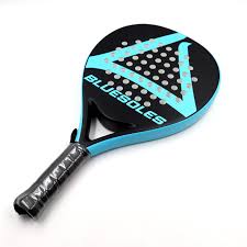 Bluesoles Carbon Padel Tennis Schläger mit Schwarzgriff