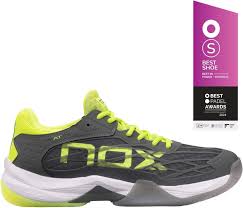 NOX AT10 Lux Grau-Gelb Fluor – Stilvolle Sportlichkeit