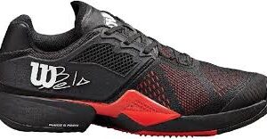WILSON Herren Padelschuhe Bela Tour Schwarz/Rot 2024 - Größe 44