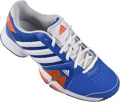 adidas Barricade Team 3 Padel Schuhe - Blau/Weiß