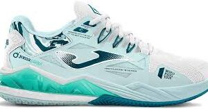 Joma Damen T.Spin Padl Schuhe - Türkis/Weiß