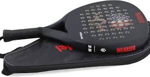 Warrior Carbon Padelschläger 3K – Diamantform mit Tasche