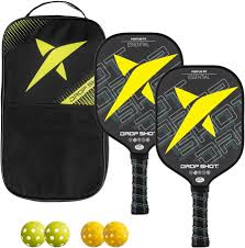 Drop Shot Padel-Set: 2 Schaufeln