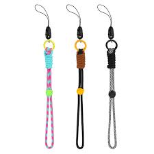 Amaxiu 3er Set bunte Nylon Handschlaufen Lanyard