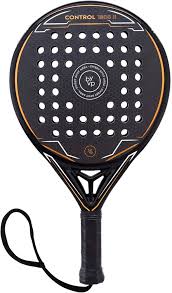 LUXTRI Padel Schläger Control 1800 II – Carbonfaser Schwarz-Weiß