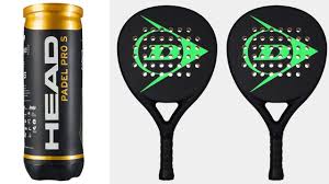 Dunlop Padel Set: 2 Schläger & 3 Bälle mieten