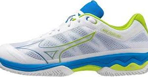 Mizuno Wave Exceed Light Herren Padelschuh - Weiß Blau Gelb