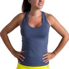 BB Belén Berbel Basic Tennis Padel T-Shirt - Denim Grau