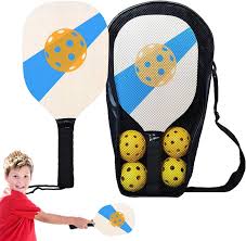Kit de Palas de Pádel Visiblurry con 4 Pelotas y Bolsa
