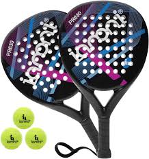 Pala de Padel Carbono con Espuma EVA Memory Flex