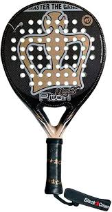 Pala de Pádel Piton Limited Black Crown - Redonda