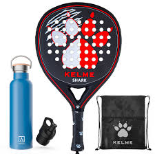 Pala de Pádel Profesional Kelme Shark 100% Carbono 3K