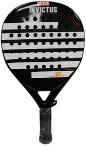 Paleta Padel Nexus Invictus Unisex - Blanco y Negro