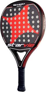 Star Vie Metheora Jr 2018: Pala de Pádel Hombre Negra/Roja