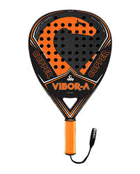 Pala de Padel VIBORA Coperhead Liquid - Negro/Naranja