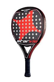 Star Vie Metheora Jr 2018 - Pala de Pádel Hombre Negro/Rojo