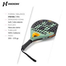 Pala de Pádel Hook Platinum Gold - Potencia y Estilo