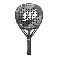 Pala Padel SideSpin Silver Pro 3K Carbono Unisex