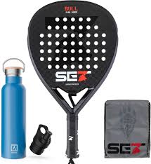 SET Pala Pádel Avanzado Bull Carbono 100% 12K