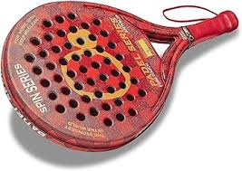 Pala de Padel SPIN Series Roja - Control y Efecto Óptimos