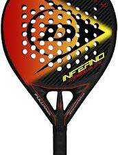 Dunlop Inferno Carbon Elite Padelracket - Svart/Orange/Gul, Unisex