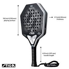STIGA Padel Racket Cyber Shape 18K