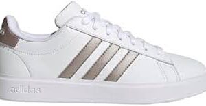 adidas Dam Grand Court 2.0 Tennis Skor, FTWR Vit/Platina
