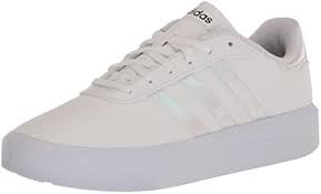adidas Dam Court Platform Skate-sko - Vit/Svart, 42.5 EU