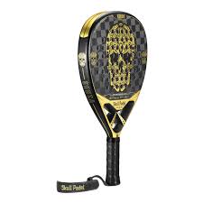 SKULL PADEL RACKET V1000 – GULD – 18K KARBON – DIAMANTFORM
