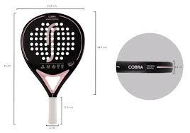 RS SPORTS 91029 Cobra Apex Damracket - Svart/Rosa